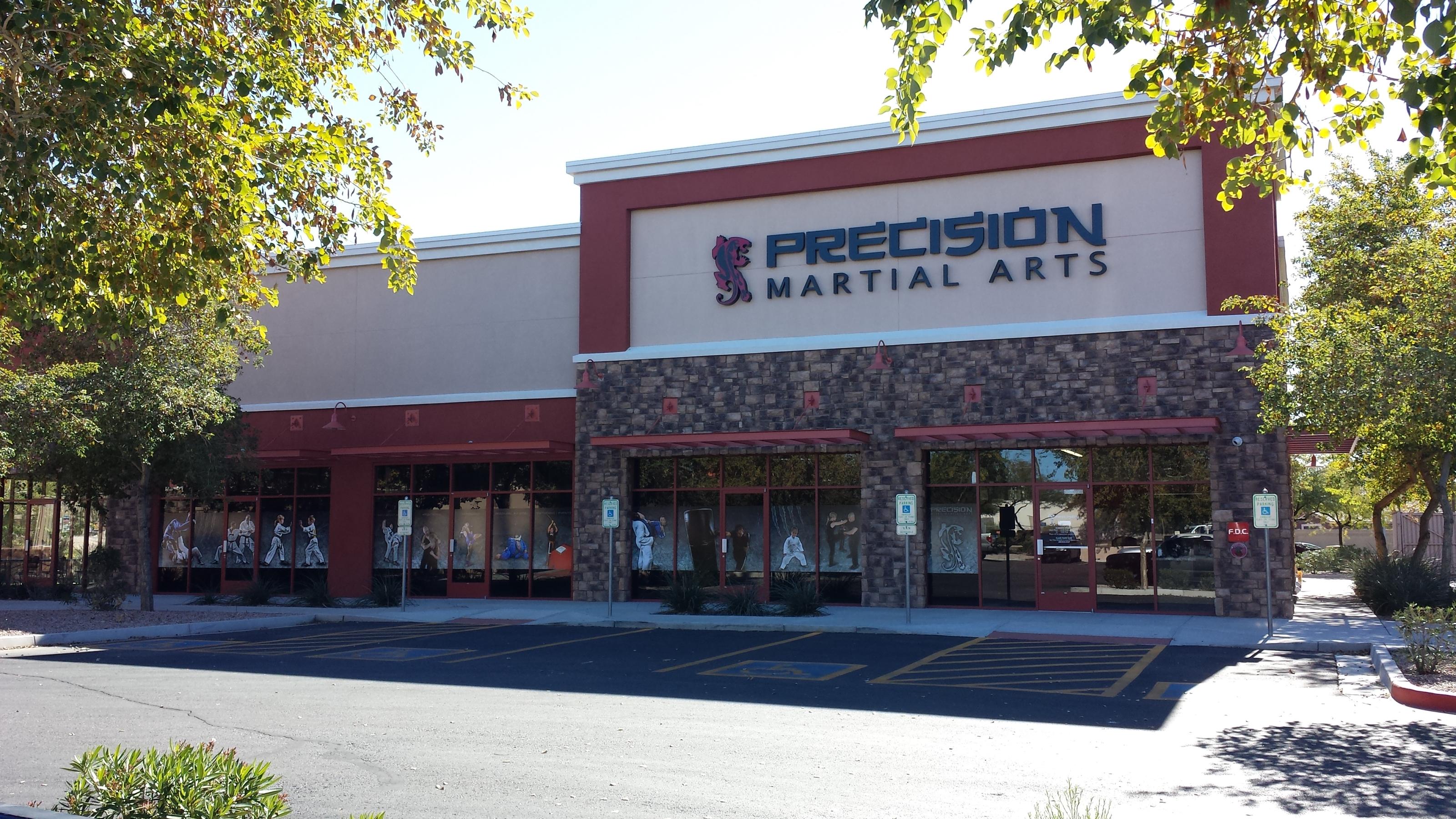 Precision Martial Arts building in Mesa